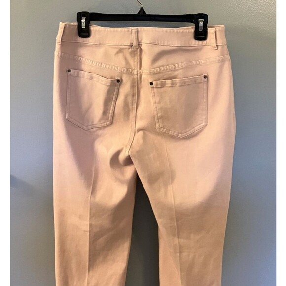 Chicos Platinum Pink Jeggings Stretchy Jeans Size M(Chicos 1) - Picture 7 of 8